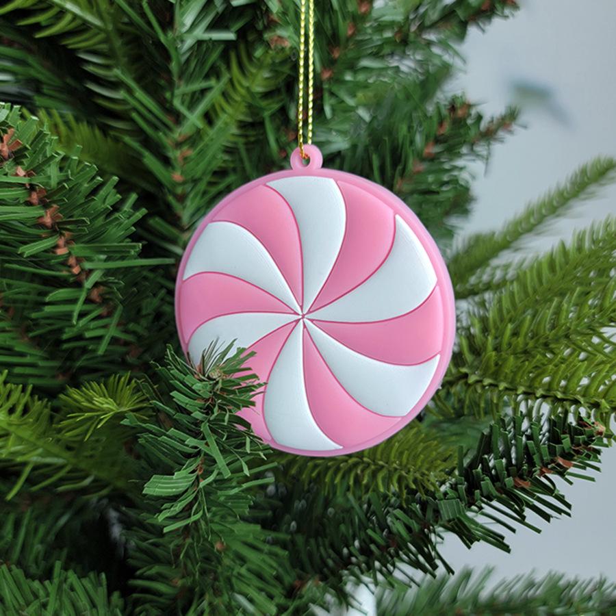 15pc Gingerbread Man Christmas Tree Ornaments - Soft PVC Hanging Decorations