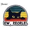 Daily Wear Brooch Cartoon Black Cat Pin, Enamel Animal Lapel Pin for Jewelry Men Women, Decorative Badge Clothing Bags Scarves Sweaters Pattern