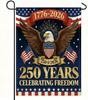OZTK 250th Anniversary Patriotic Eagle Garden Ag 12x18 Double Sided, 1776-2026 Celebrating Freedom American Yard Ag for AAS