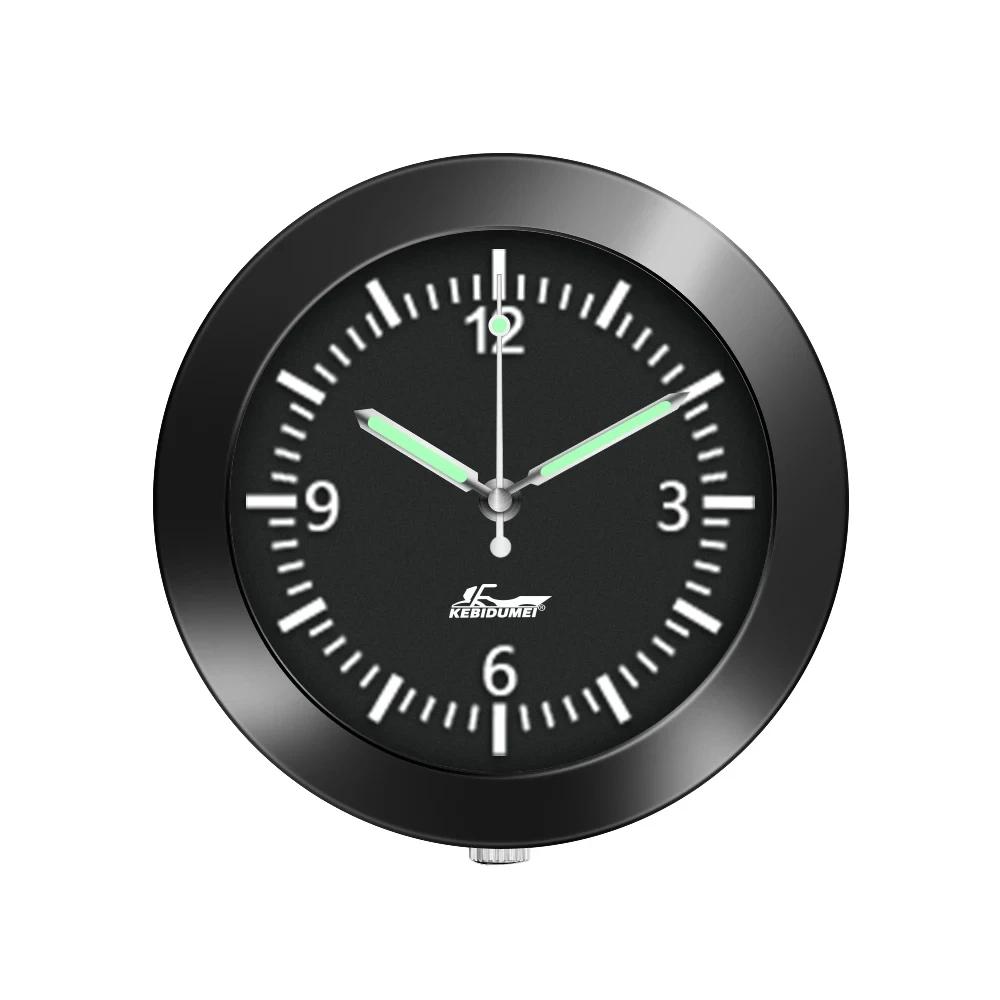 Car Clock Any Sticker One Key Start Electronic Quartz Clock Sticky Waterproof High Precision Electronic Watch Car Accessories