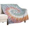 New Cute Tie Dye Throw Blanket Bed Linens Custom Moving Blankets Sofas Of Decoration Sleeping Bag Plaid On the Sofa Blankets