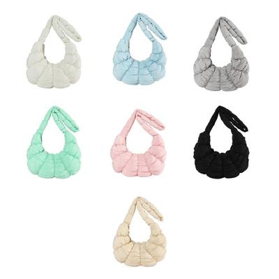 Pleated Cloud Bag Fashion Dumpling Bags Large Capacity Shoulder Bags