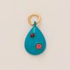 Colorful Natural Stone Zircon DIY Pendants with Gold Plating - European & American Fashion Jewelry