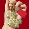 999 Pure Gold Year of the Horse Keychain Bag Charm & Mobile Phone Lanyard - Perfect Birthday Gift