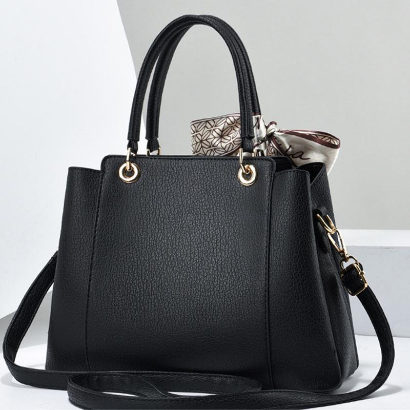 Damen 2025 Neue Mode Explosionen Schultertasche Großvolumige PU Wasserdicht Mehrfach-Taschen Sandwich Reißverschluss Handtasche