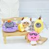 Pleasant Goat And Big Big Wolf Plush Keychain With Pp Cotton Inner For Gift And Collecting