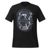 HEISSER VERKAUF Leben und Tod Hirsch Spiegelung T-Shirt Surrealer Hirsch und Skelett T-Shirt Bild T-Shirt Grafik Mode Lässig Weiche T-Shirts