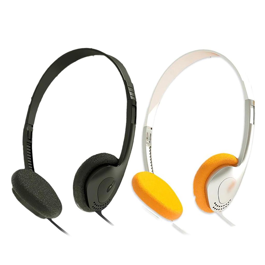 Retro Headset Earphones HIFI Sound Headphone Corded Headsets Noise Reduction Sports Earphone Supports 3.5mmAUX