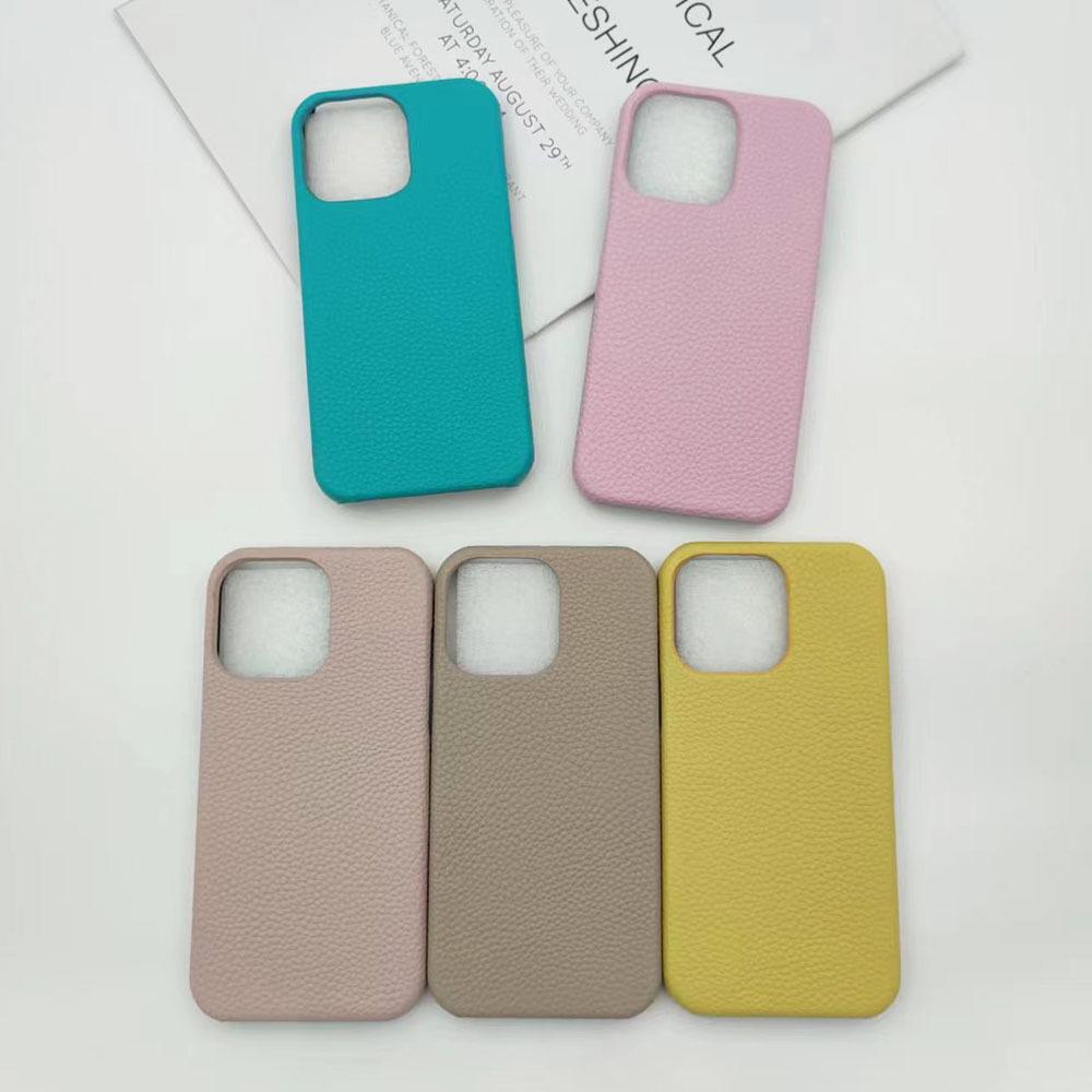 The new lychee pattern is suitable for 15/17 Apple mobile phone case, half pack of 16pro/16promax mobile phone case.