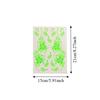 Water Transfer Decals Henna Temporary Tattoo Fake Luminous Body Art Sticker  Music Festival