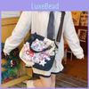Handbag Splicing Canvas With Cute  Print And Bones Decorations Star