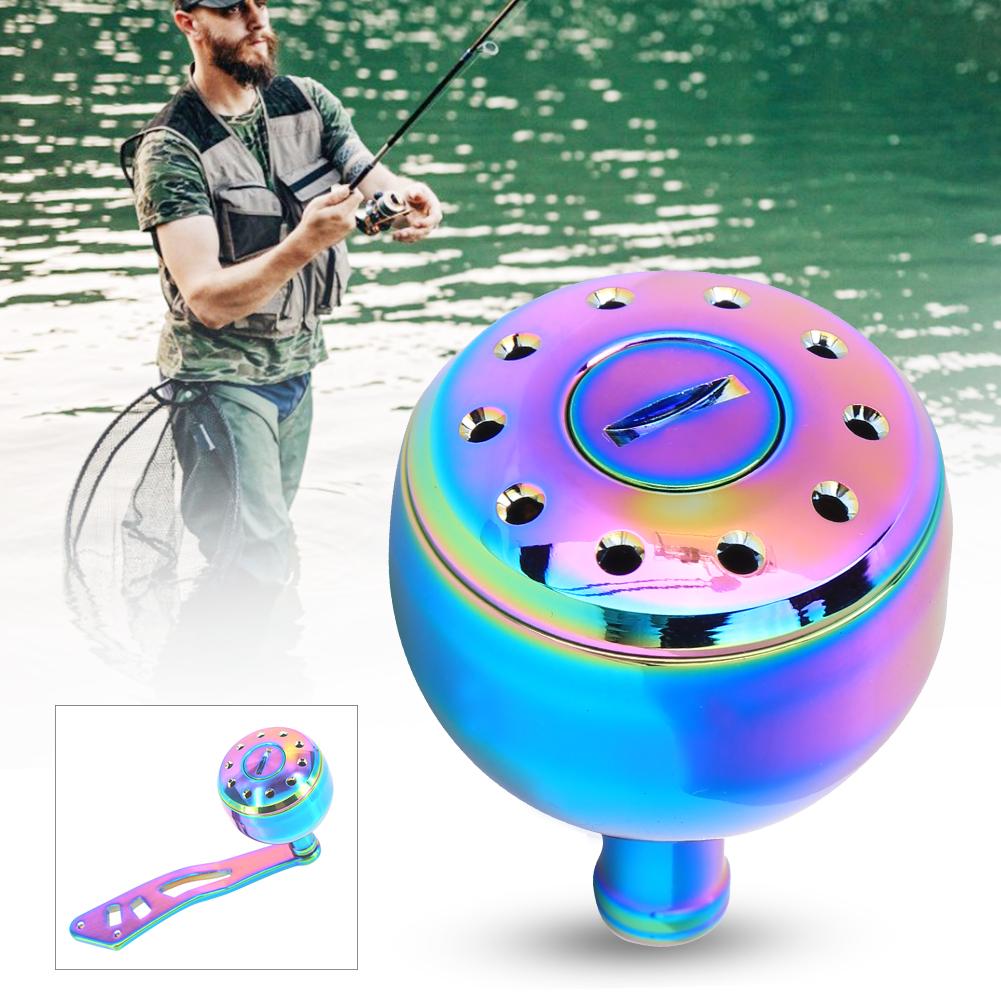 38MM Aluminium Alloy Colorful Fishing Wheel Handle Modification Rocker Arm Power Knob ReelHandle Reel