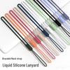 Silicone Wrist Strap Lanyard for Mobile Phones - Anti-lost Silicone Chain Phone Case Attachment.