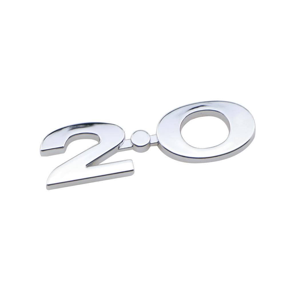 

Car 3D Sticker 2.0 Emblem Badge Decals Stickers for Ford Focus 2 3 4 MK2 MK3 MK4 Fiesta Ecosport ABS Chrome Styling