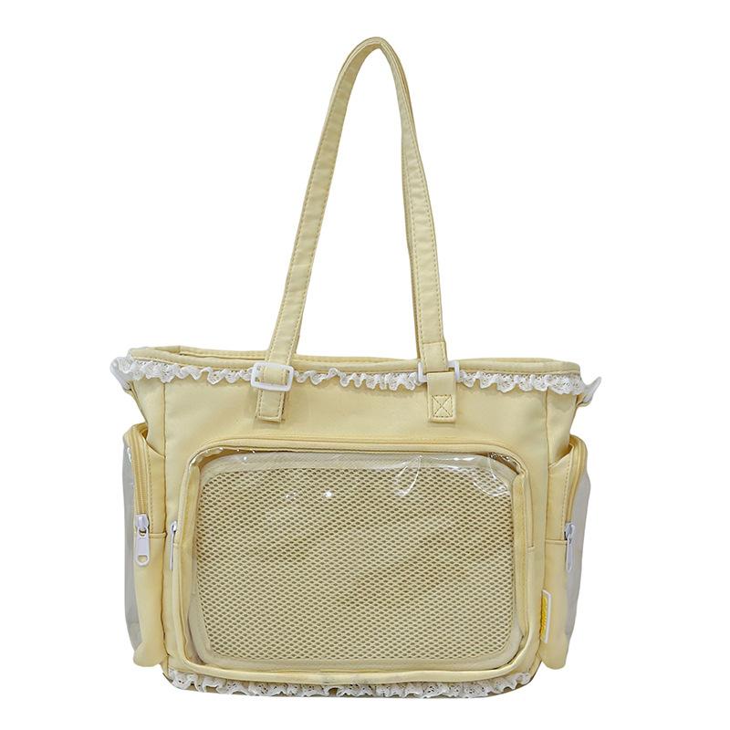 Itabag Kawaii Transparent JK Sac à Bandoulière Sac Bandoulière Cadeau Pour Amis Adolescent École