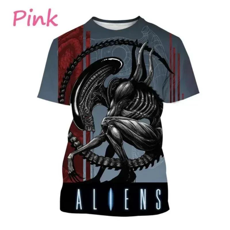 Μόδα Ανδρικά Ρούχα Νέο Εξωγήινο Πλάσμα 3D Εκτύπωση T-shirt Εξατομικευμένο Casual Oversized T-Shirt Harajuku Street Unisex Μπλούζες