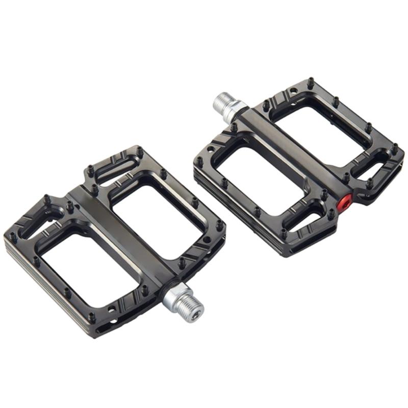 Bicicletas de aleación de aluminio Pedales Planos Antideslizantes Pedales Planos Anchos 3 Rodamientos Pedales de Plataforma de Ciclismo para Bicicleta de Carretera