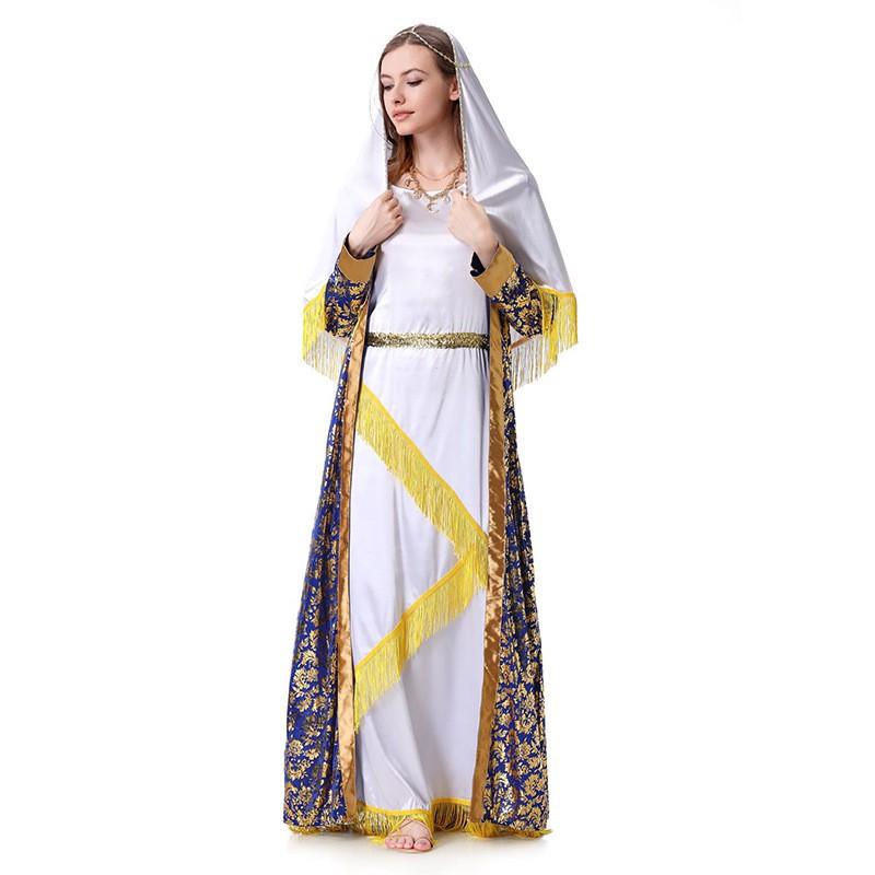 Halloween Costume Dress Women Long Skirt Outfit Fantasy Theme Cosplay Ensemble