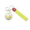 Football Keychain PVC Soft Rubber Football Doll Key Pendant Cute Backpack Pendant