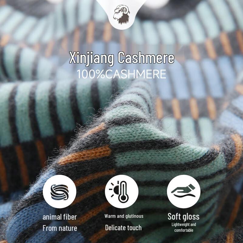 Zhaojun 2025 Autumn/Winter 100% Cashmere Round Neck Cardigan