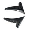 Car Side Wing Air Flow Fender Grille Intake Vent Trim Sticker Carbon Fiber Look