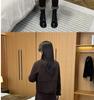 Women's Plus Velvet Corduroy Suit - Autumn/Winter Fashionable Plus Size Loose-Fit Coffee Two-Piece Set