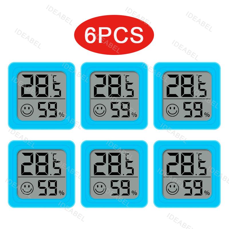 6-10pcs Digital Thermometer Hygrometer Indoor Mini Temperature LCD Electronic Monitor Hygrometer Outdoor Room Baby