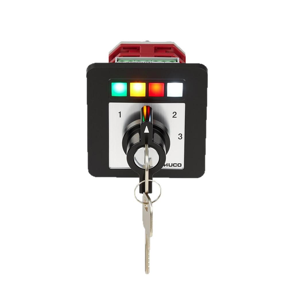 Zhuochao LW12-16/5822.3-72S4 Rotary Switch: 3-Section, 4-Speed with Indicator & Lock