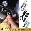 For VOLKSWAGEN VW 4pcs Car Wheels Tire Valve Stem Caps Alloy Cover For Volkswagen Passat Santana Touareg Tiguan GTI Golf Bora Je