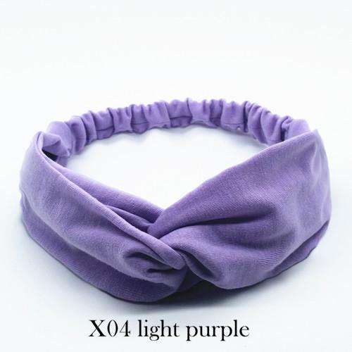 4Pcs Fasce per le donne Ampio turbante annodato Bandana Boho testa sciarpe avvolge Yoga Hairbands Tessuto Elastico Fascia Sport Running Headscarves (BohoFlower