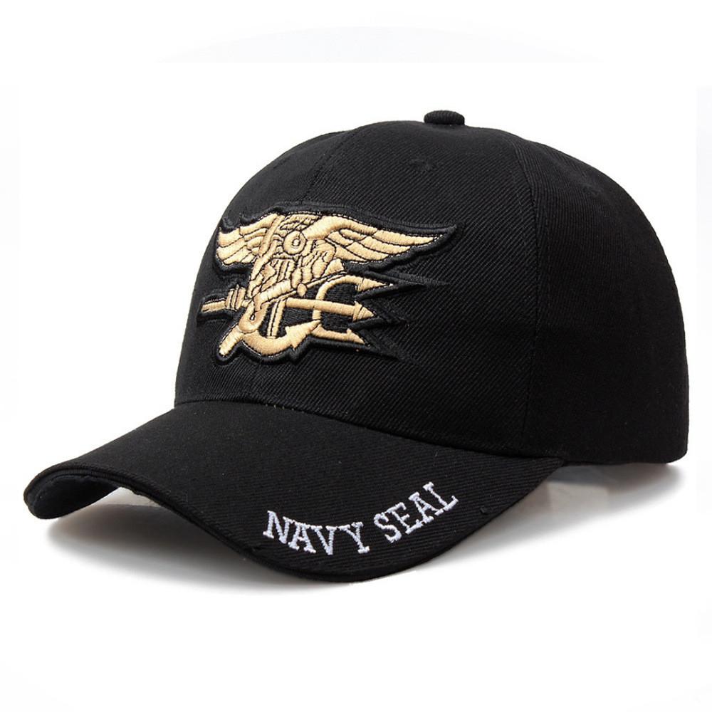 

Outdoor Sport Cap With Curved Brim And Tactical Design For Camping And Hiking чёрный