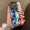 USA America Flag Translucent Mobile Phone Case for iPhone 17 16 15 14 13 12 11 X XR XS Air Pro Max Plus Colorful Cover