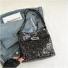 Sequin Handbag, Tote Bag for Women, Adjustable Shoulder Strap, Crossbody Bag for Wedding, Prom, Parties, Travel