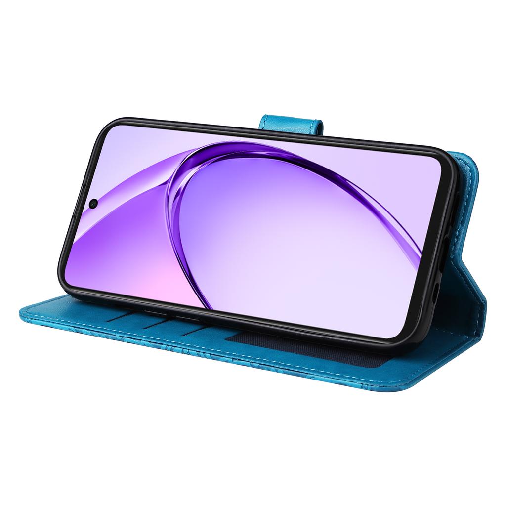 For Oppo A5x 5G/A3x 4G/A3x 5G (India) Case Sunflower Imprint Leather Wallet Phone Cover