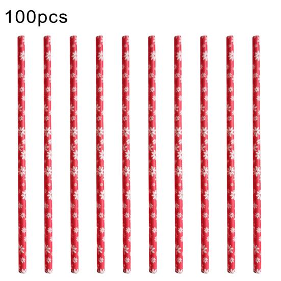 Straws Food Grade BPA Free Holiday Vibrant Color Party Decorative Drinking