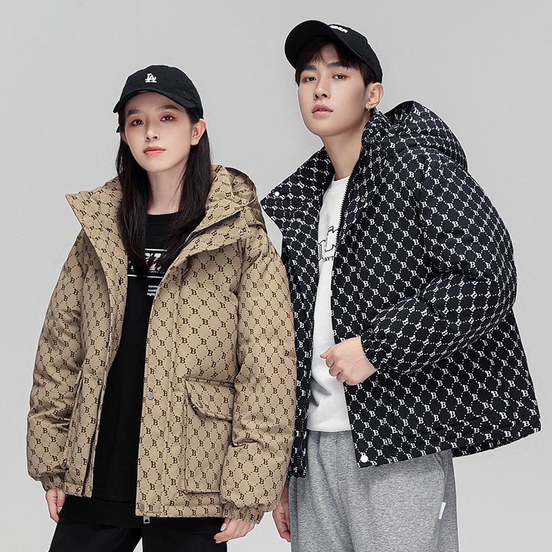 

Пуховик мужской зимний, новый пуховик с капюшоном, мужские и женские однотипные куртки для пар, утепленная мужская куртка