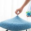 Non-slip Fleece Round Swivel Stool Cover Stretch Washable Bar Chair Protector for Home Coffee Shop Pub Counter Seats