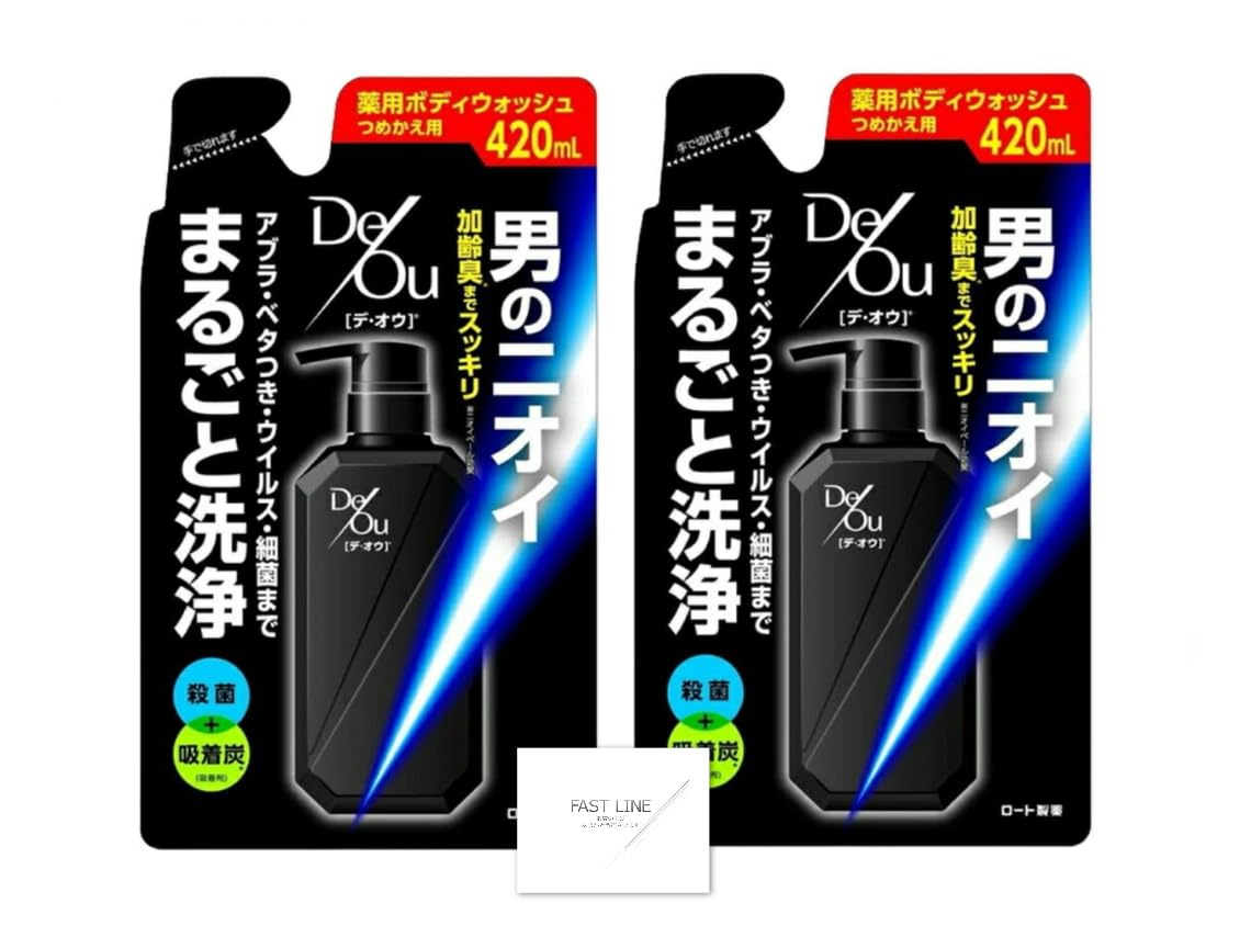

[Set of 2] Deou Medicated Body Wash Body Soap Refill 420ml