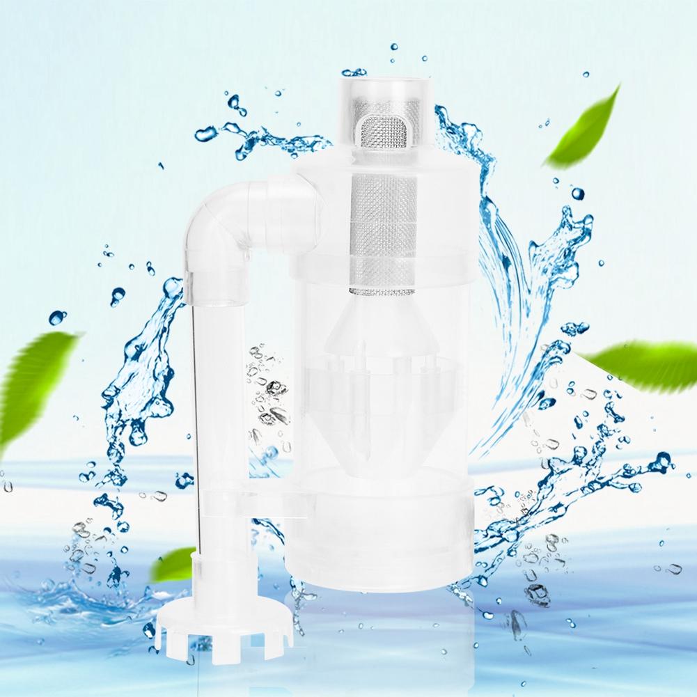 Transparent  Aquarium Protein Fish Tank Collector Waste Filter  Ornamental Fish Feeding Box