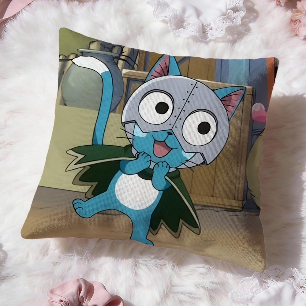 f-FAIRY TAIL anime Cushion Cover Premium Comfort Reversible Pillow Cove -Two in One Design for Any Room & Car Interior