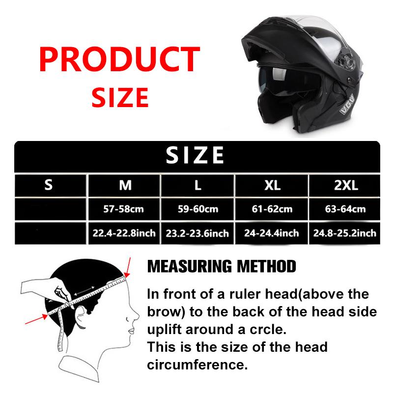 VGV Double Lens flip up helmet Openable motorcycle helmet come with wireless headset gloves headgear Value Promotional Packages