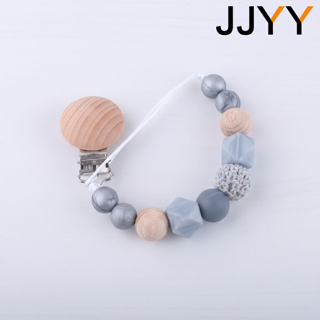 Baby Pacifier Clip Teether Soft Silicone Anti-Drop Chain Molar Toy for Newborn Infant Feeding Accessories