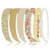 5/7Pcs Anti-slip Floral Plaid Hairband Sweet Cute Ladies Hair Accessories  Use for Face Washing