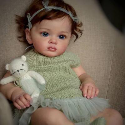 Poupée Reborn réaliste de 61 cm avec cheveux faits main – Le compagnon idéal des enfants