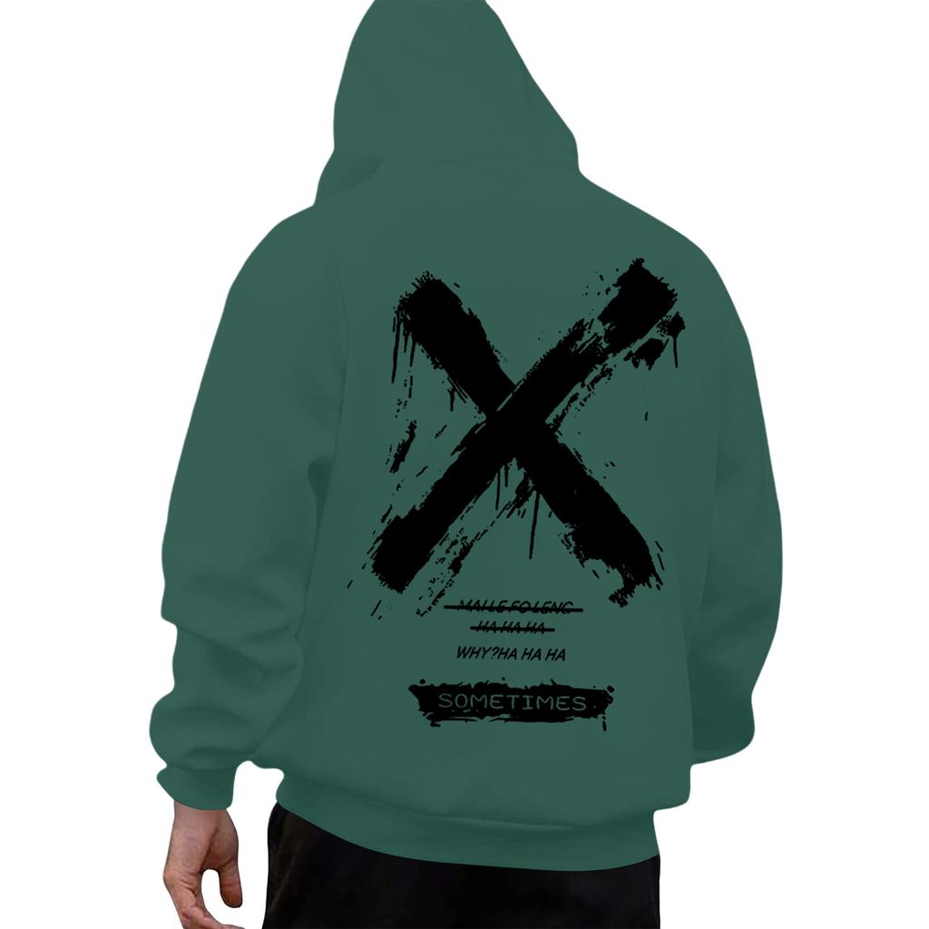 Men's Backprint Hoodie Fashion Hooded Sweatshirt Winter Top Boys Hoodies Fashion