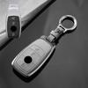 Metal Suede Car Remote Key Cover Case Holder Shell Chain Fob For Mercedes Benz B C E S Class S400L Cla Cls Glc Gle Gls Eqe Eqs