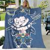 Record of Ragnarok Anime Cartoon Soft Plush Blanket,Flannel Blanket Throw Blanket for Living Room Bedroom Bed Sofa Picnic Cover