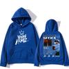 Rapper Myke Towers Tour Hooded Long-sleeved Harajuku Casual Sweatshirt With Hooded Fleece Clothes Sudaderas Hoody
