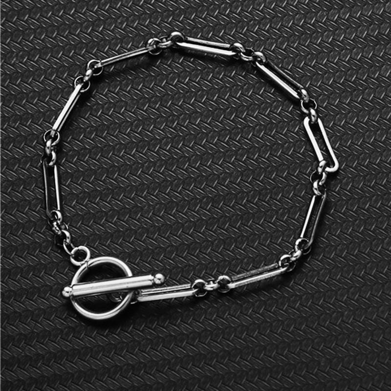 Trendy Cuban Link Chain Fine Bracelet Stainless Steel 14K Gold Plated Women's Jewelry Party