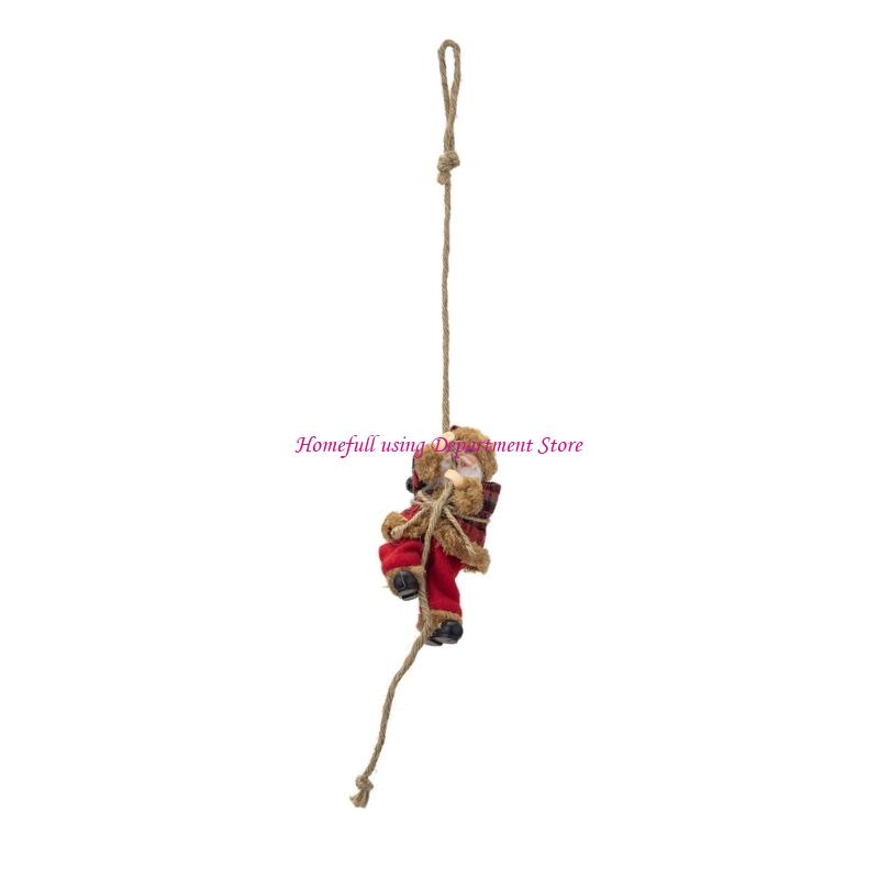 Resin Santa Clause Hanging Decoration Christmas Tree Ornament For Front Door